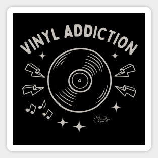 Vinyl Addiction Magnet